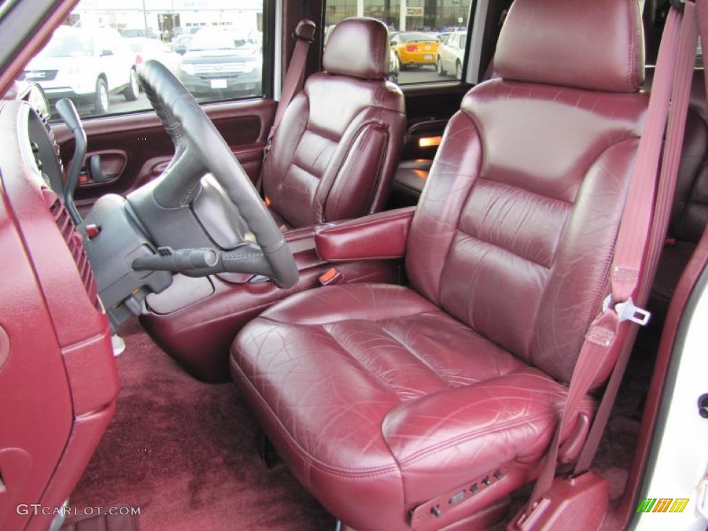 Ruby Interior 1999 GMC Yukon SLT 4x4 Photo #39397913