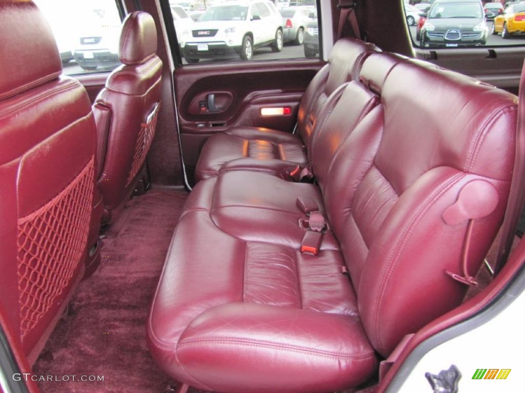 Ruby Interior 1999 GMC Yukon SLT 4x4 Photo #39397929