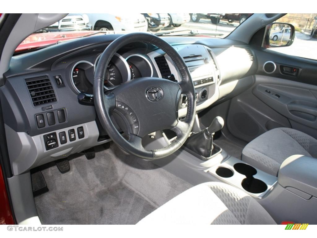 Graphite Interior 2010 Toyota Tacoma V6 SR5 Access Cab 4x4 Photo #39397933