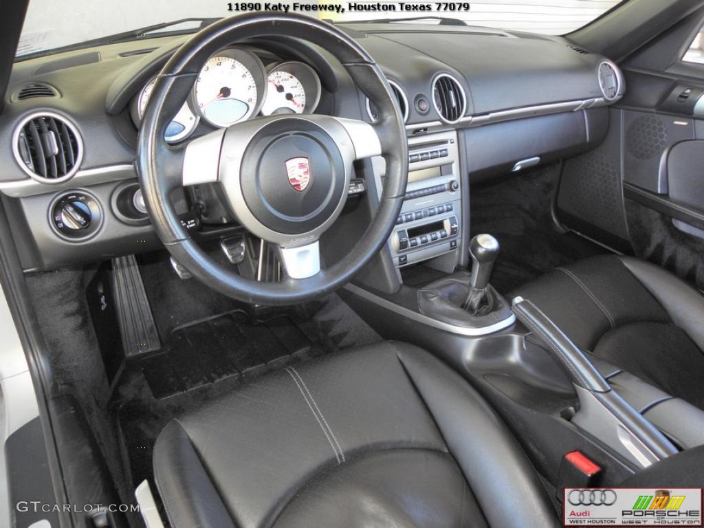 Black Interior 2005 Porsche Boxster S Photo #39397993