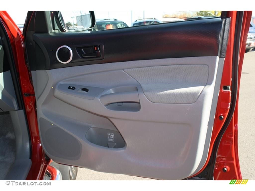 2010 Toyota Tacoma V6 SR5 Access Cab 4x4 Graphite Door Panel Photo #39398053