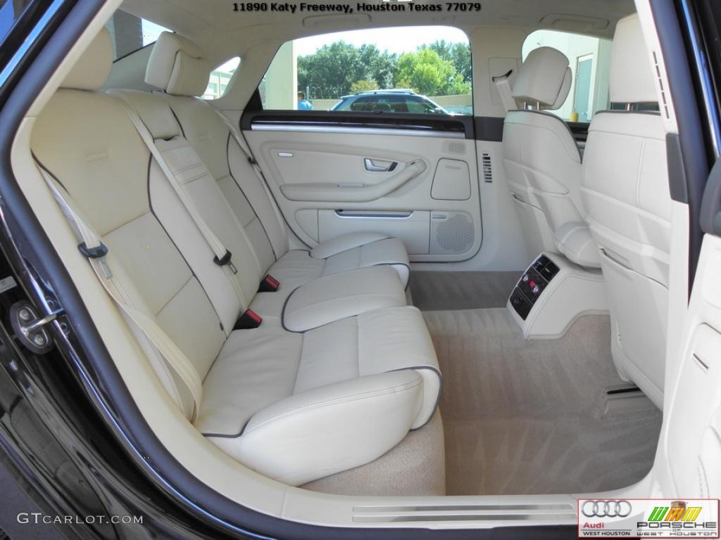 Cardamom Beige Interior 2010 Audi A8 L 4.2 quattro Photo #39399261