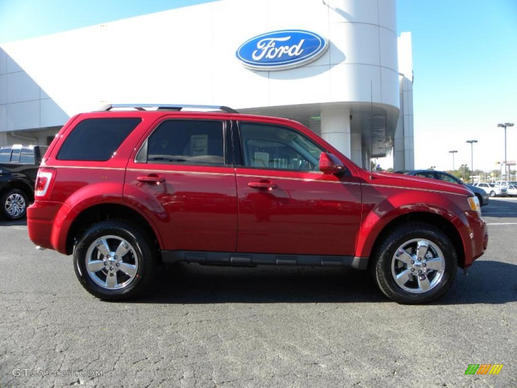 Sangria Red Metallic 2011 Ford Escape Limited Exterior Photo #39399465