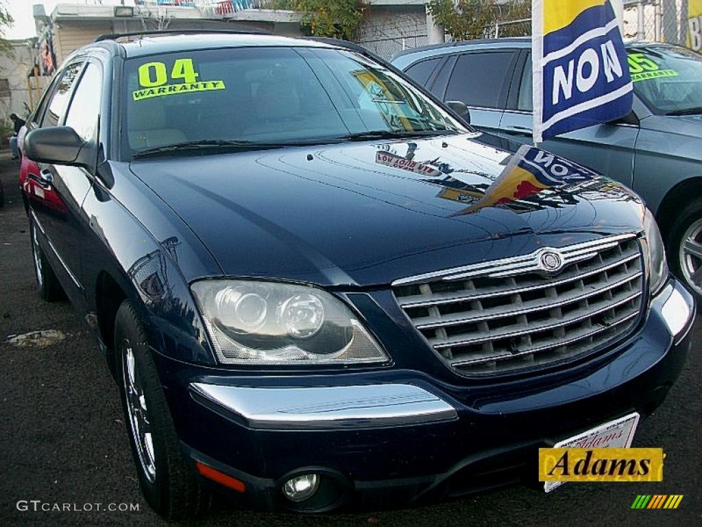 2004 Pacifica AWD - Midnight Blue Pearl / Light Taupe photo #2