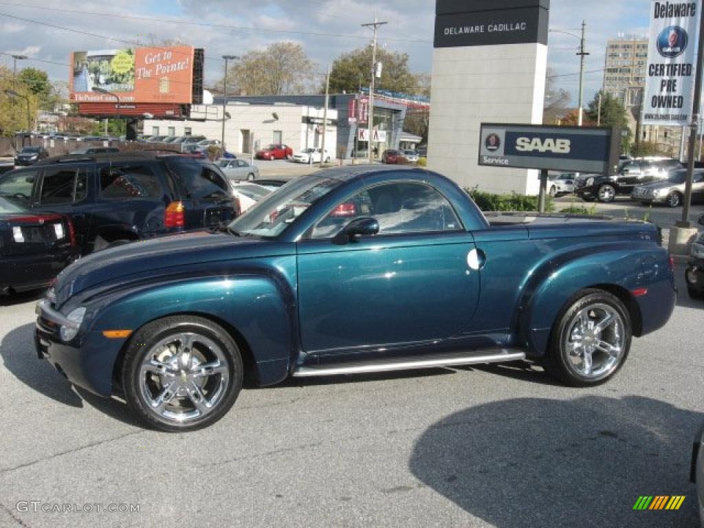 Aqua Blur Metallic 2005 Chevrolet SSR Standard SSR Model Exterior Photo #39399993
