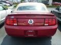 2009 Dark Candy Apple Red Ford Mustang V6 Convertible  photo #4