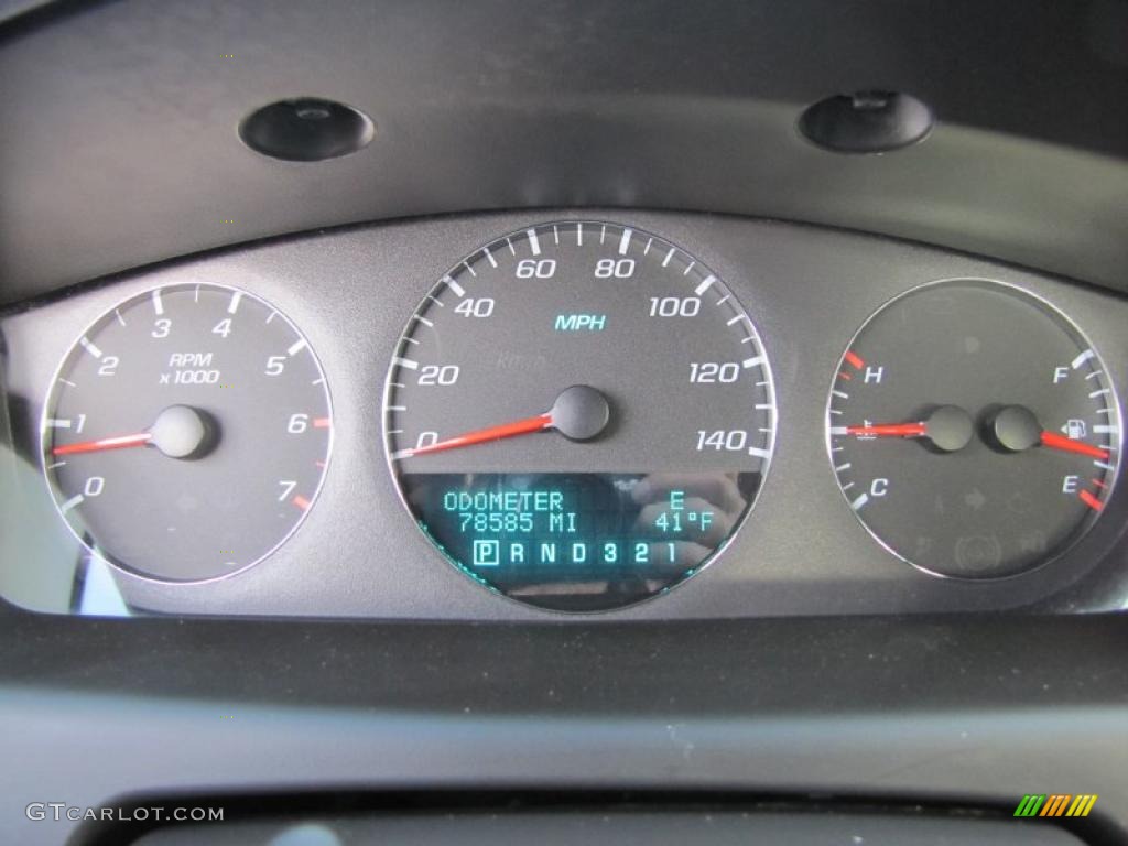 2008 Chevrolet Impala LTZ Gauges Photo #39400341