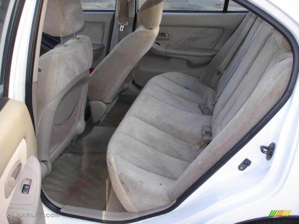 2005 Elantra GLS Sedan - Nordic White / Beige photo #11