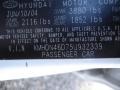 2005 Nordic White Hyundai Elantra GLS Sedan  photo #15
