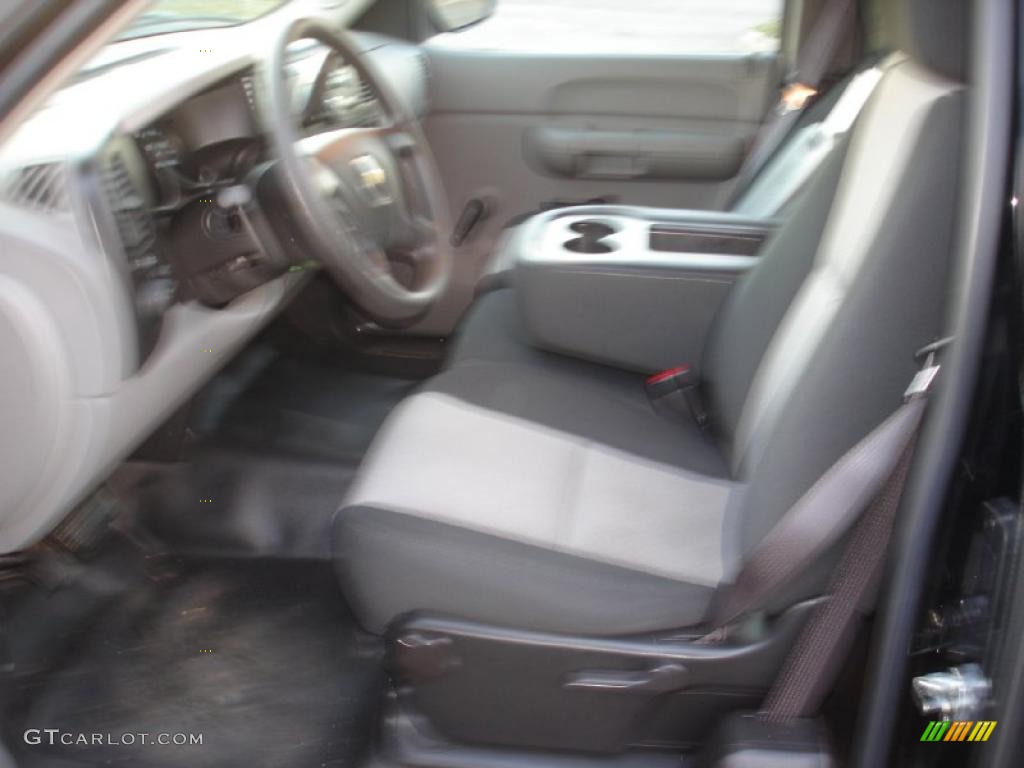 2008 Silverado 1500 Work Truck Extended Cab - Black / Dark Titanium photo #14