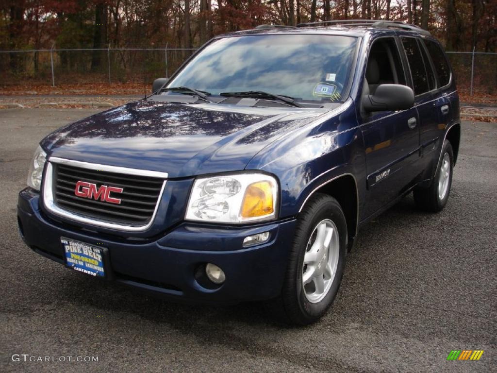 Indigo Blue Metallic 2004 GMC Envoy SLE 4x4 Exterior Photo #39402629