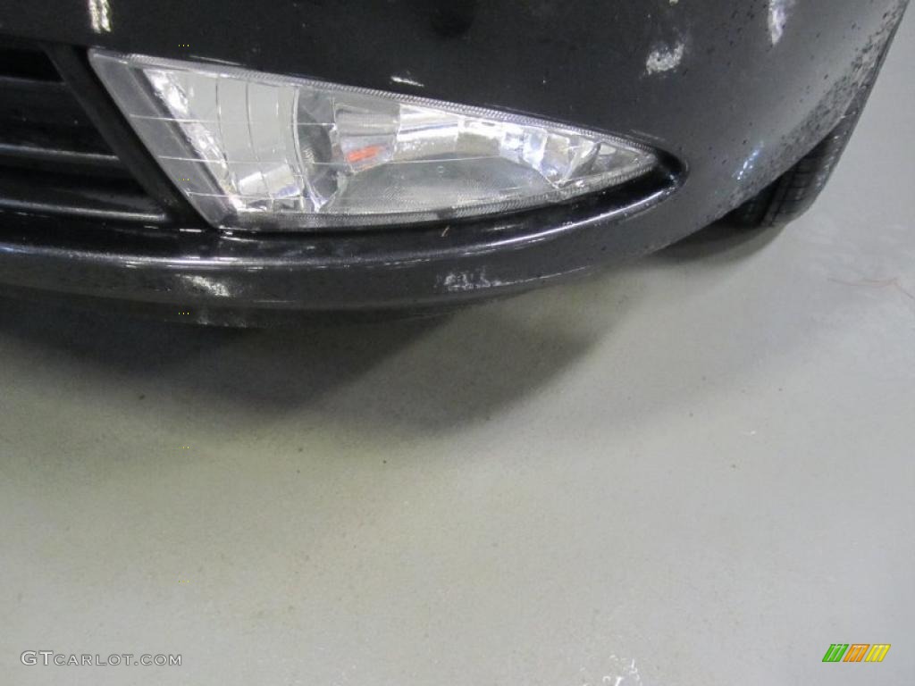 2009 Elantra GLS Sedan - Black Pearl / Gray photo #5
