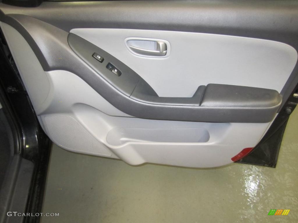 2009 Elantra GLS Sedan - Black Pearl / Gray photo #22