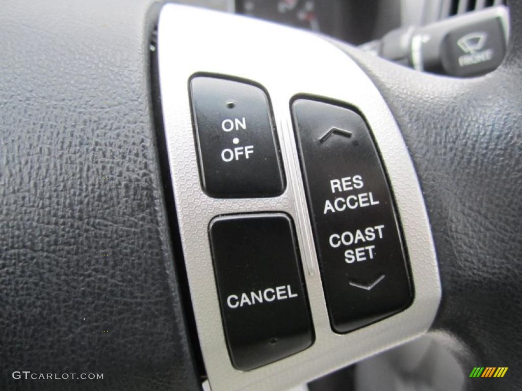 2009 Elantra GLS Sedan - Black Pearl / Gray photo #26
