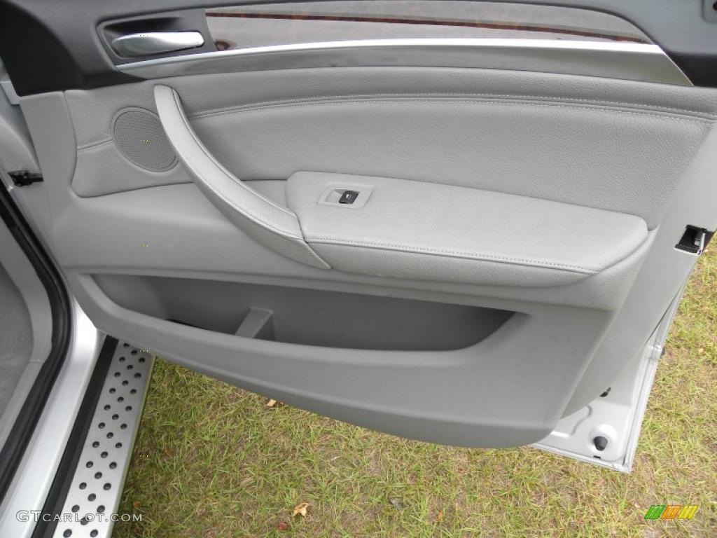 2007 BMW X5 4.8i Gray Door Panel Photo #39403313