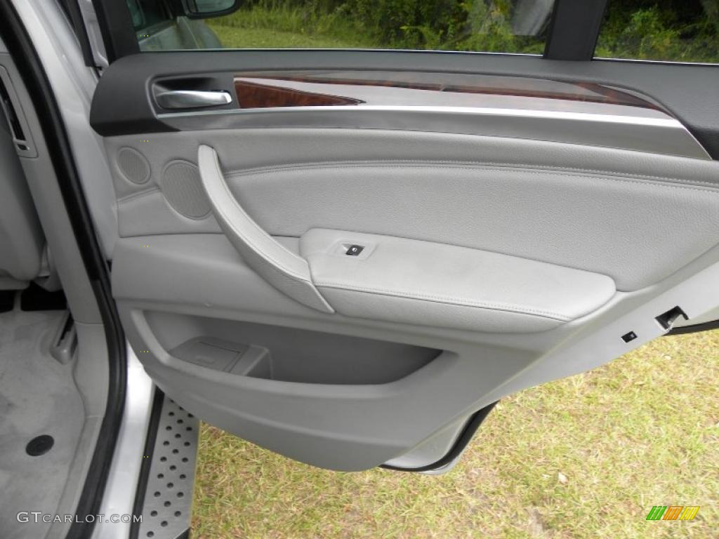2007 BMW X5 4.8i Gray Door Panel Photo #39403353