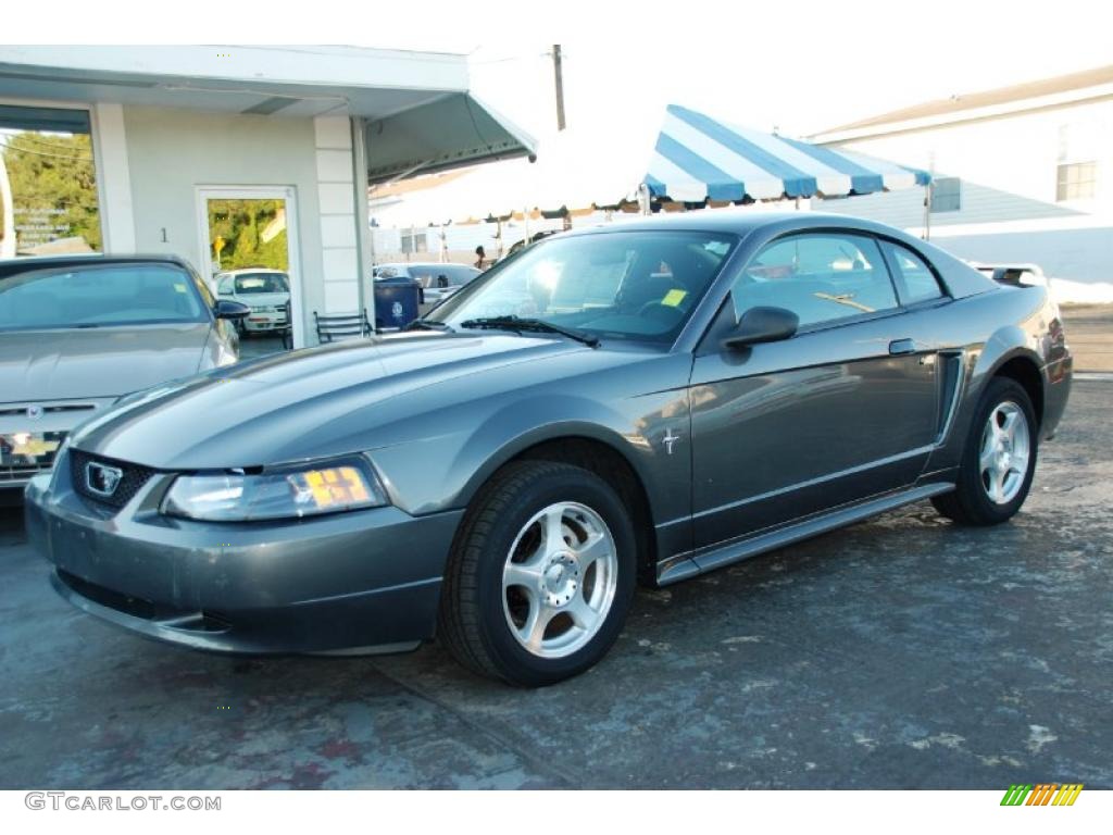 2003 Mustang V6 Coupe - Dark Shadow Grey Metallic / Medium Graphite photo #1