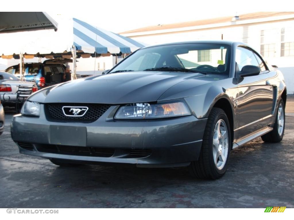 2003 Mustang V6 Coupe - Dark Shadow Grey Metallic / Medium Graphite photo #6