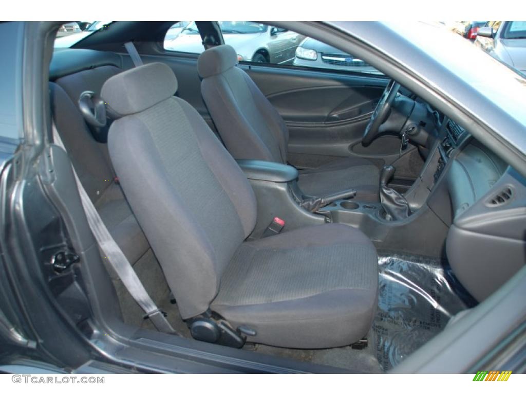 2003 Mustang V6 Coupe - Dark Shadow Grey Metallic / Medium Graphite photo #25