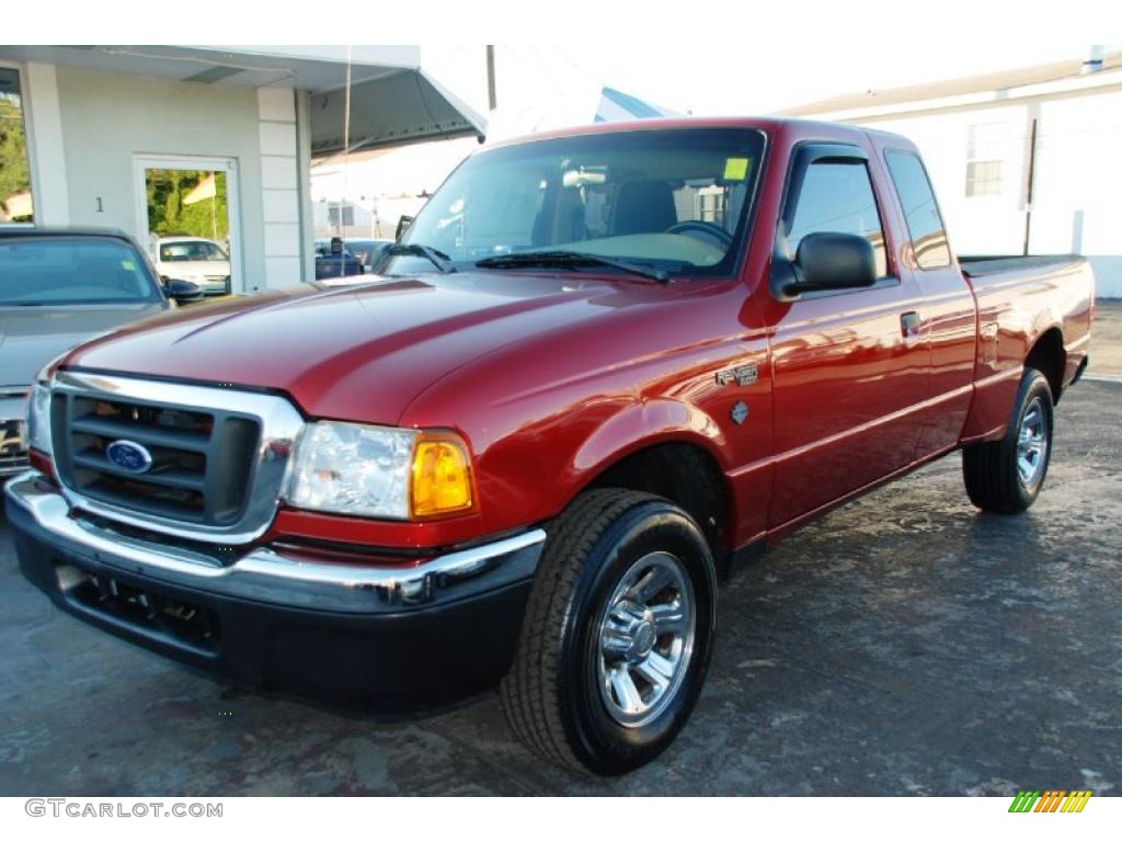 Toreador Red Metallic 2004 Ford Ranger XLT SuperCab Exterior Photo #39404797