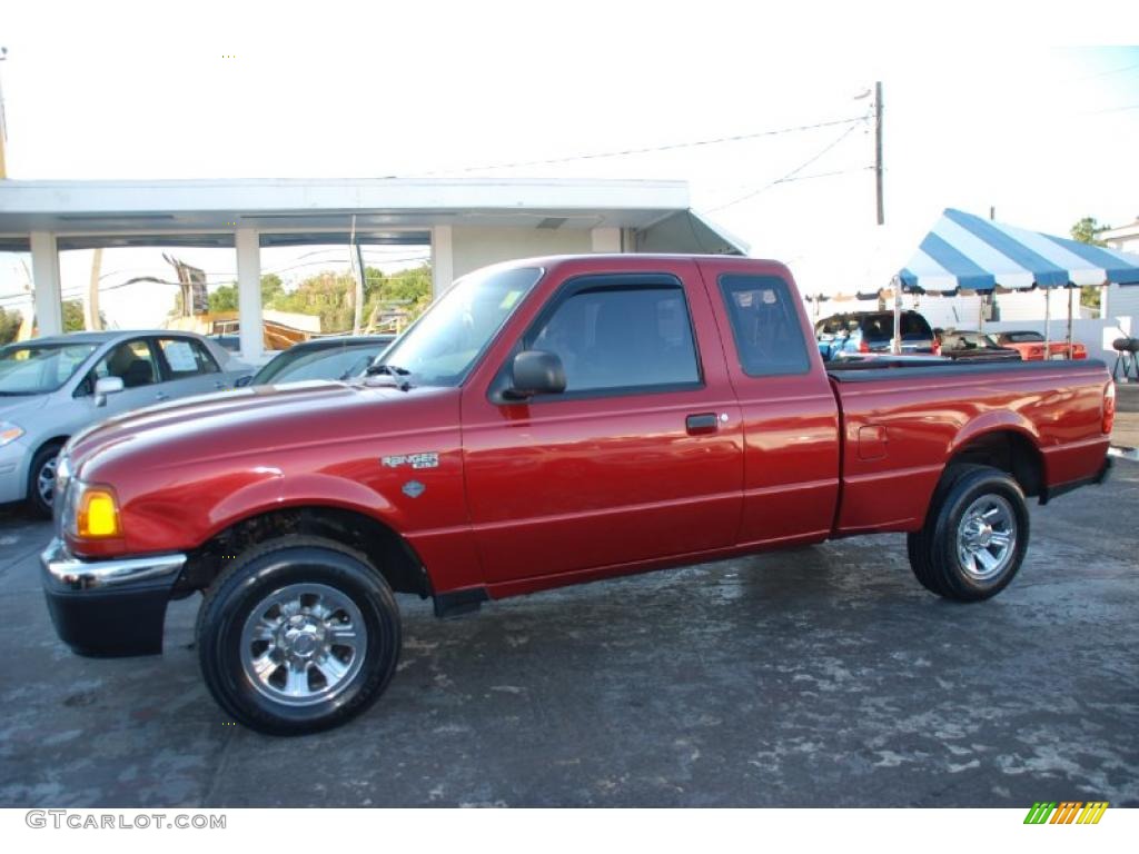 Toreador Red Metallic 2004 Ford Ranger XLT SuperCab Exterior Photo #39404829
