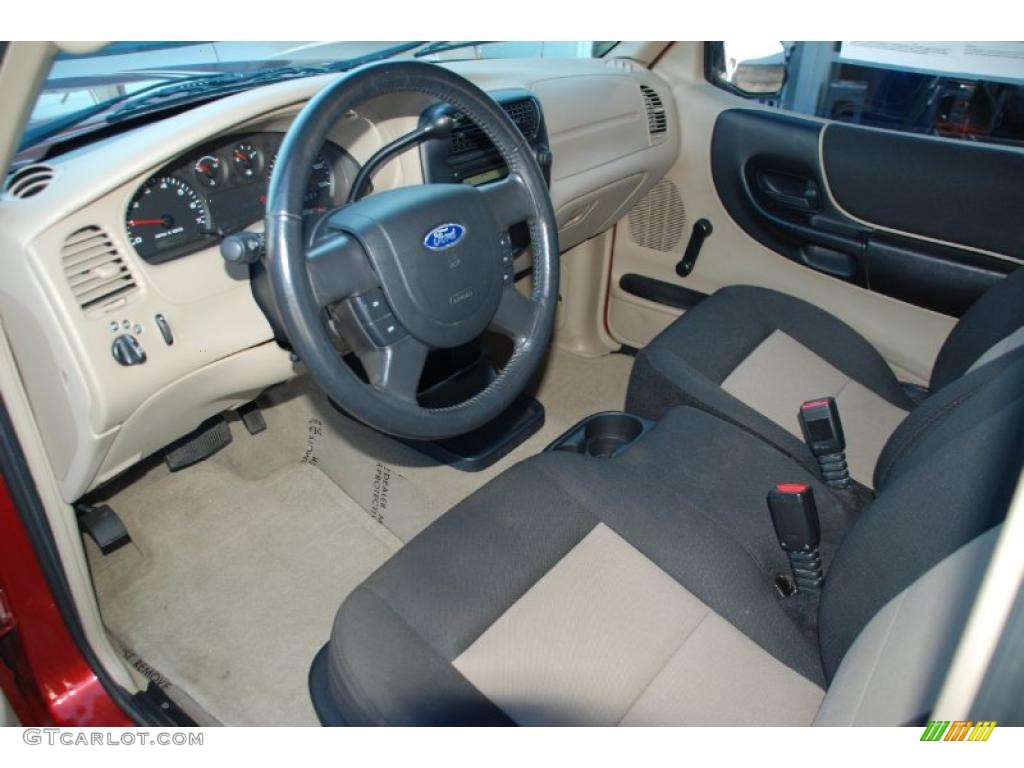 Medium Pebble Interior 2004 Ford Ranger XLT SuperCab Photo #39404969