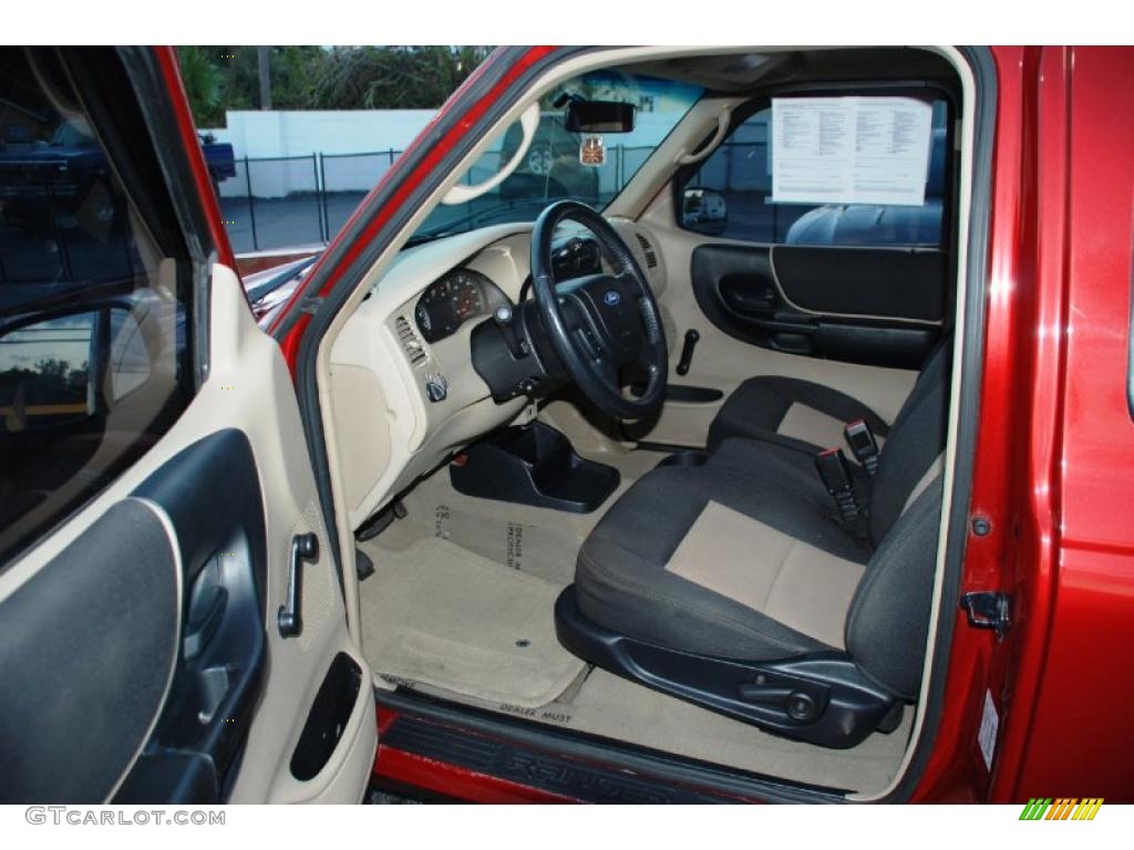 Medium Pebble Interior 2004 Ford Ranger XLT SuperCab Photo #39405053