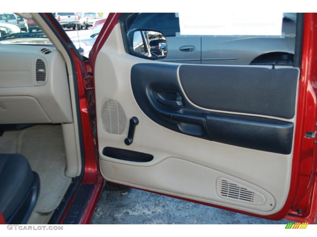 2004 Ford Ranger XLT SuperCab Medium Pebble Door Panel Photo #39405113