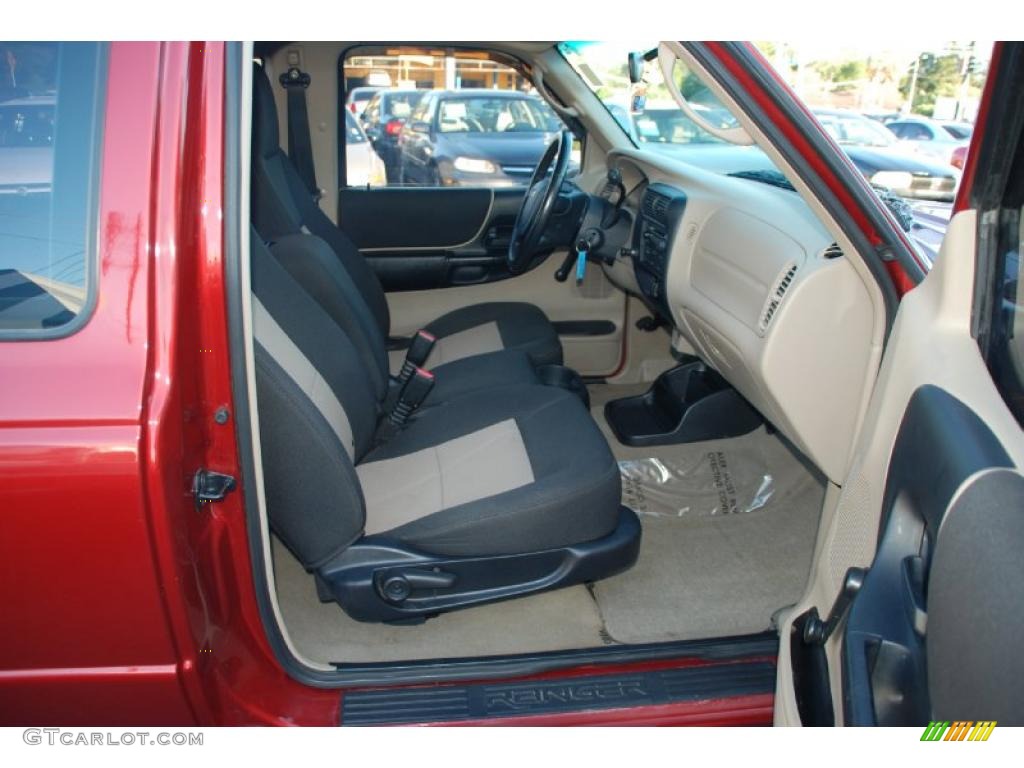 Medium Pebble Interior 2004 Ford Ranger XLT SuperCab Photo #39405129