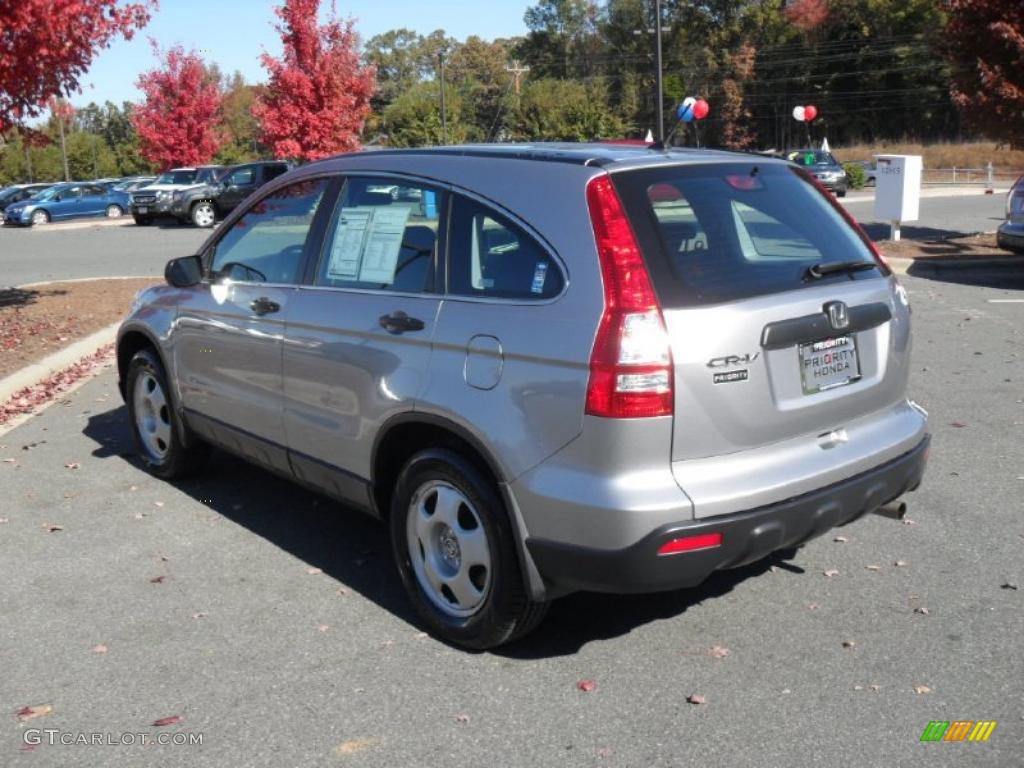 2008 CR-V LX - Whistler Silver Metallic / Black photo #3