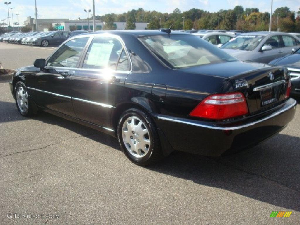 Nighthawk Black Pearl 2004 Acura RL 3.5 Exterior Photo #39406289