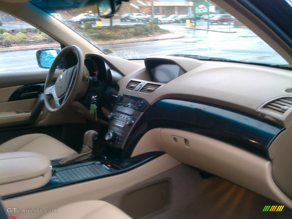 2009 Acura MDX Technology Parchment Dashboard Photo #39406353