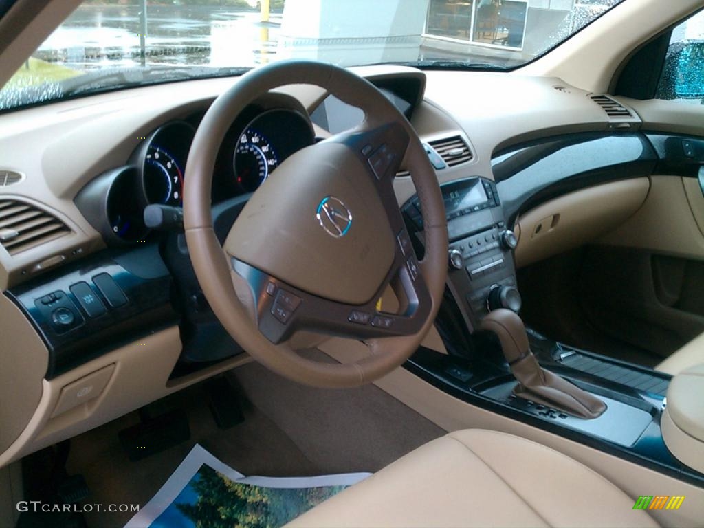 Parchment Interior 2009 Acura MDX Technology Photo #39406373