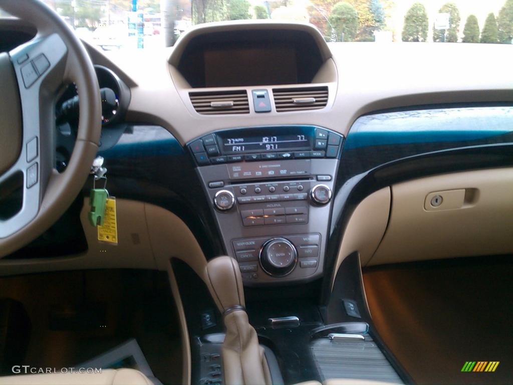 2009 Acura MDX Technology Parchment Dashboard Photo #39406441