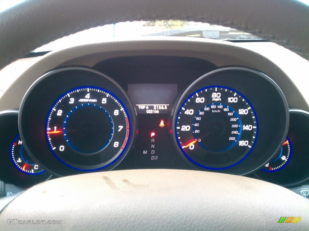 2009 Acura MDX Technology Gauges Photo #39406553