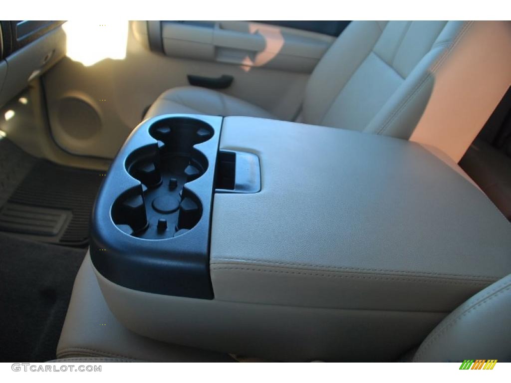 2009 Silverado 1500 LT Extended Cab - Summit White / Light Cashmere photo #25