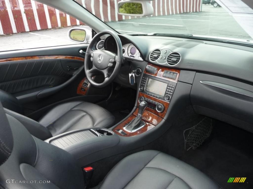Black Interior 2006 Mercedes-Benz CLK 500 Cabriolet Photo #39406869