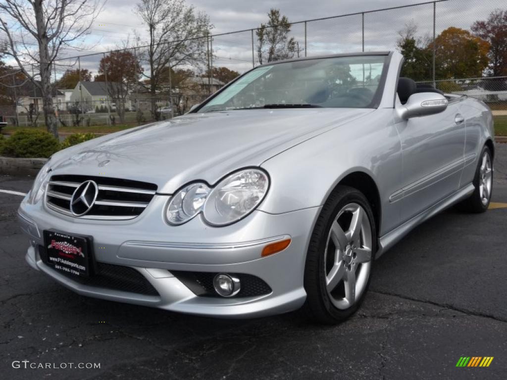 Black Interior 2006 Mercedes-Benz CLK 500 Cabriolet Photo #39406945