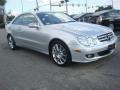 Iridium Silver Metallic 2007 Mercedes-Benz CLK 350 Coupe Exterior