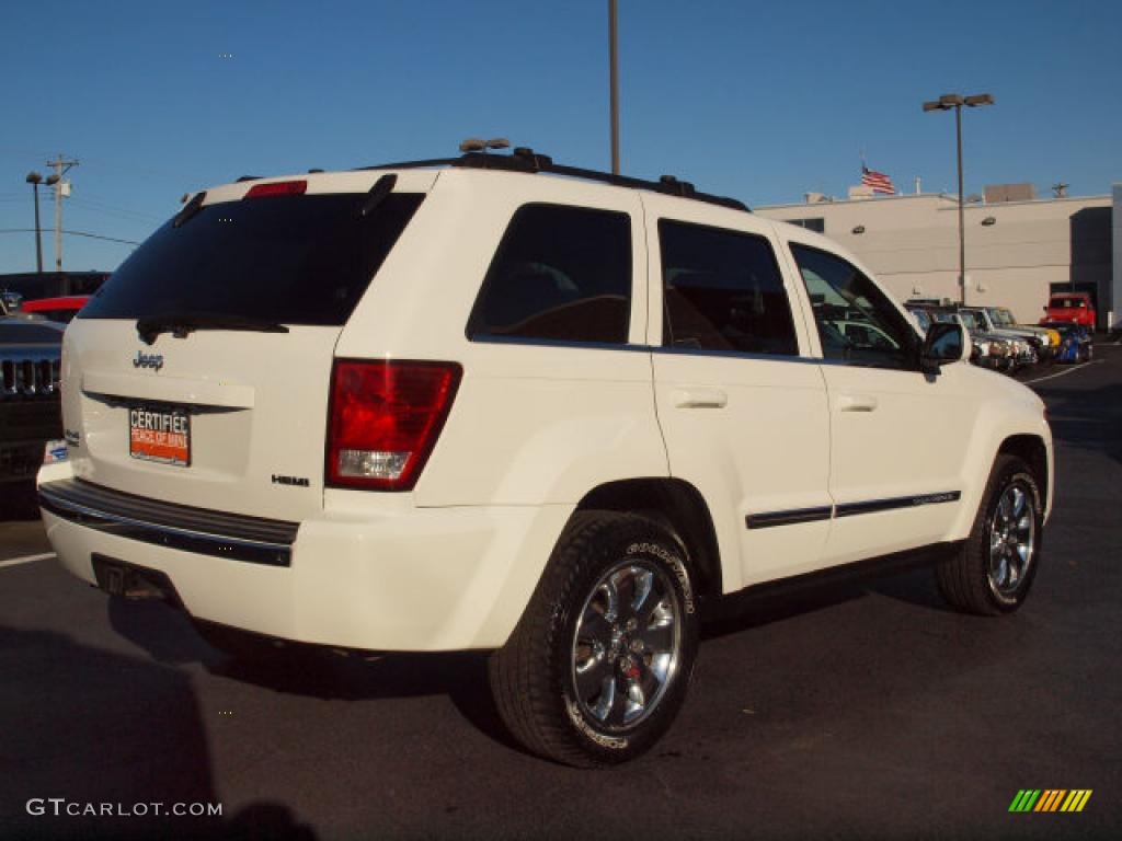 Stone White 2008 Jeep Grand Cherokee Limited 4x4 Exterior Photo #39407441