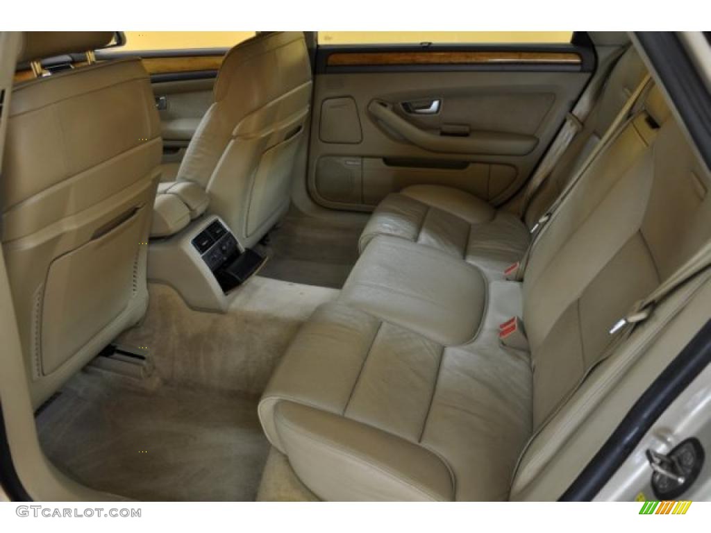 Beige Interior 2004 Audi A8 L 4.2 quattro Photo #39408521