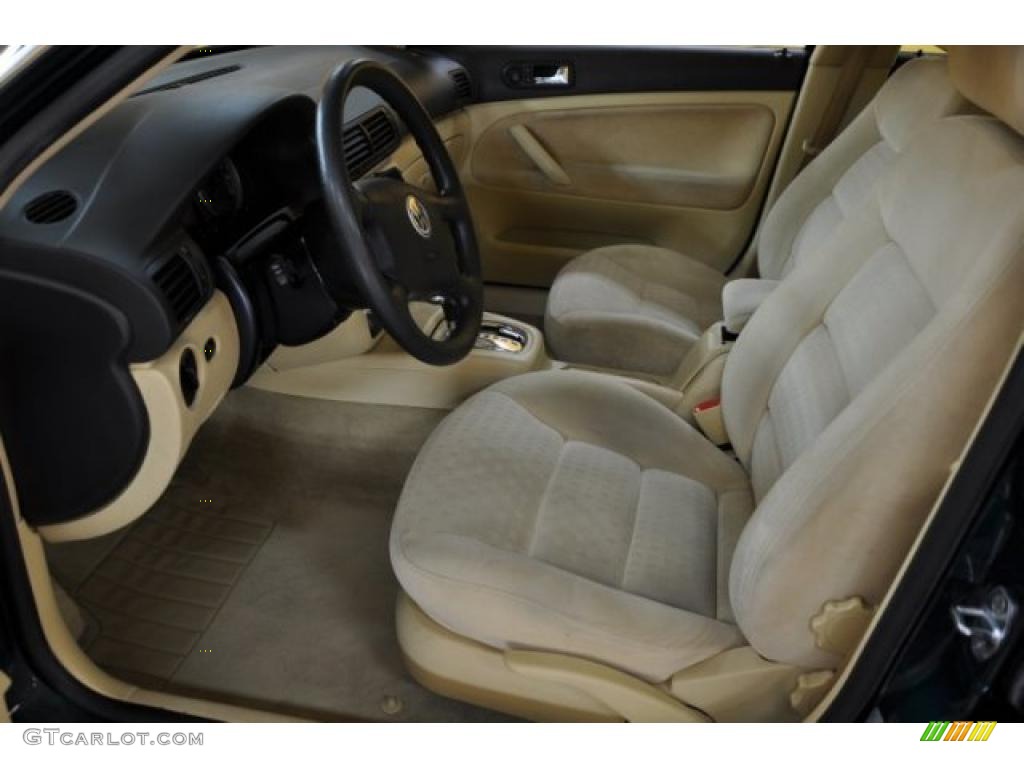 2002 Passat GLS Wagon - Pine Green Metallic / Beige photo #8