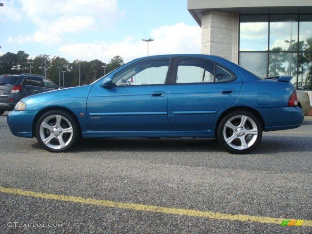 Vibrant Blue Metallic 2003 Nissan Sentra SE-R Exterior Photo #39410109