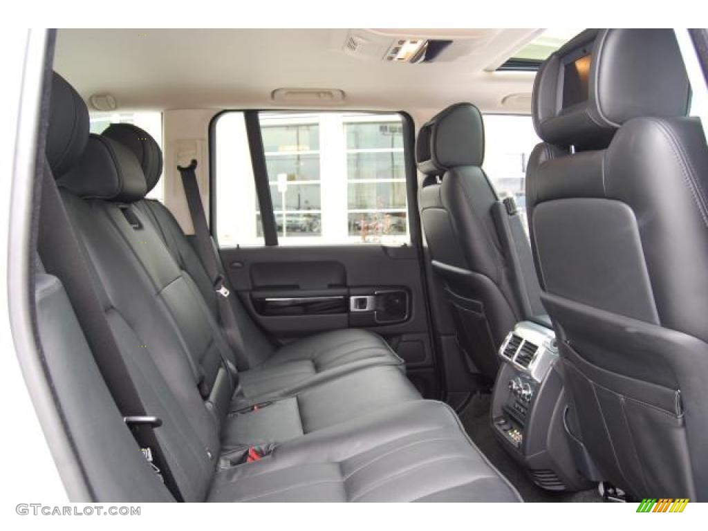 Jet Black/Jet Black Interior 2009 Land Rover Range Rover Supercharged Photo #39410301