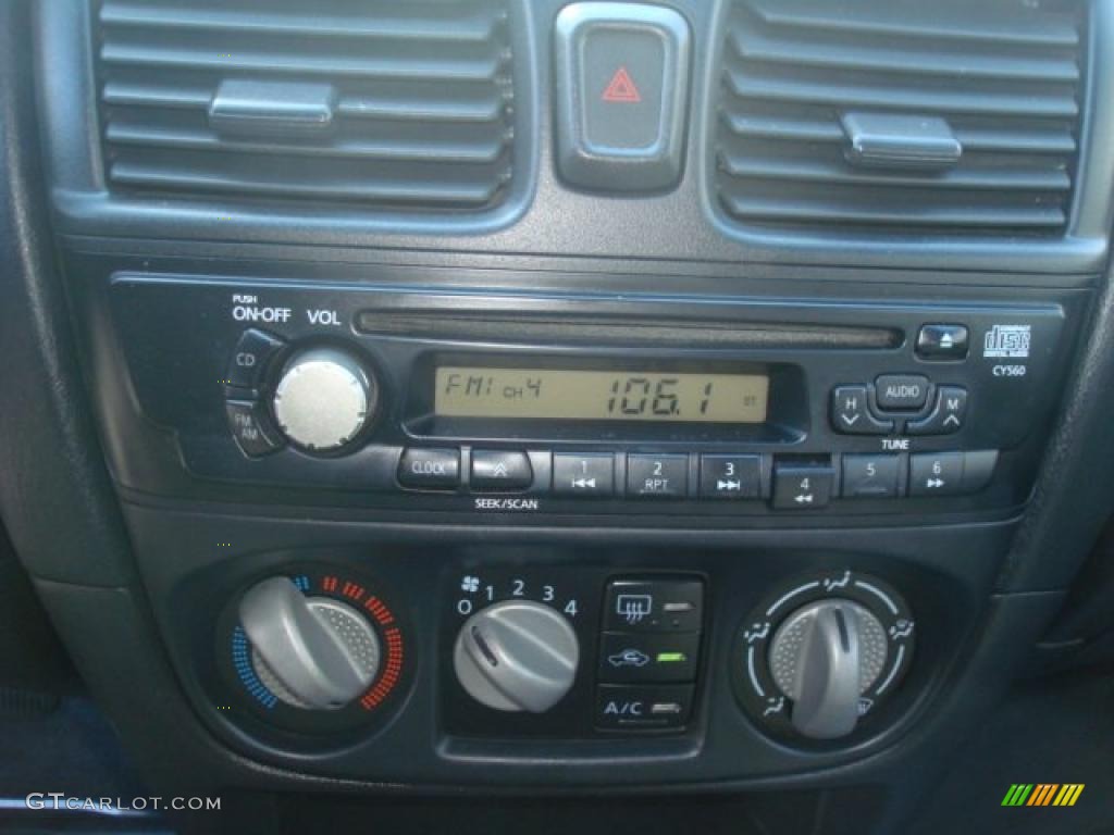 2003 Sentra SE-R - Vibrant Blue Metallic / Stone Gray photo #16