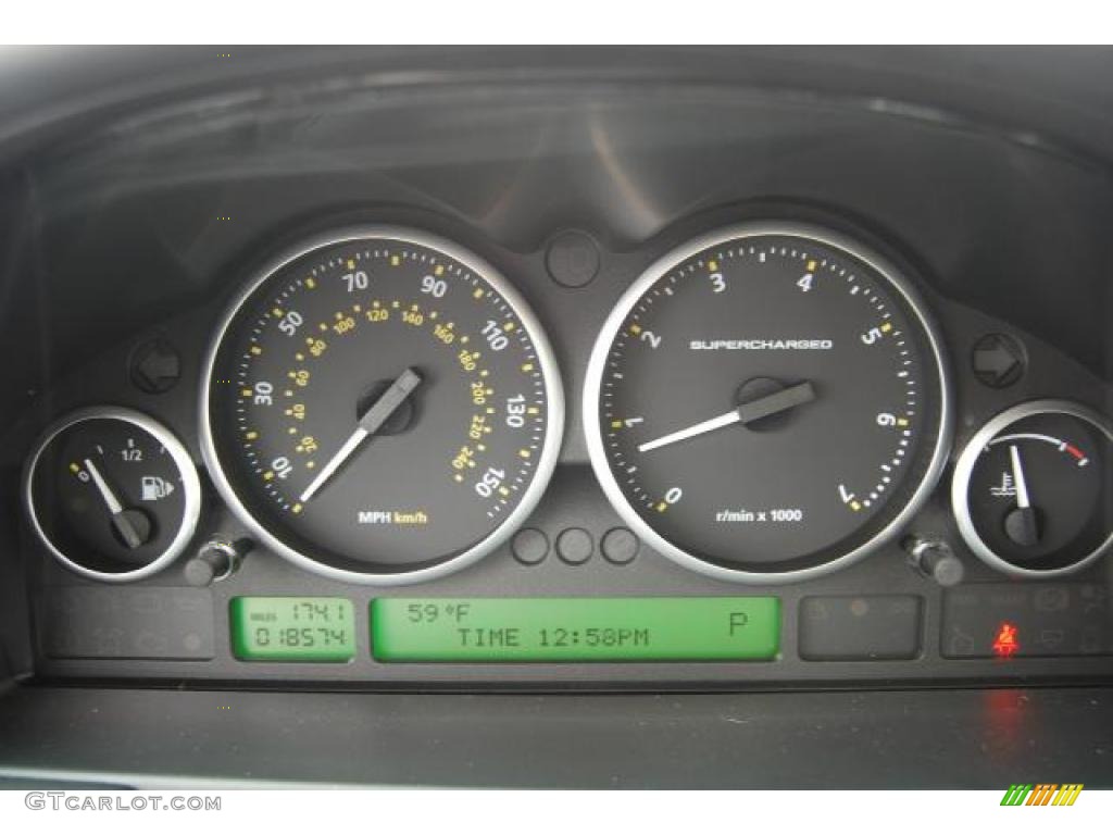 2009 Land Rover Range Rover Supercharged Gauges Photo #39410457