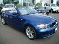 Montego Blue Metallic 2010 BMW 1 Series 128i Convertible Exterior