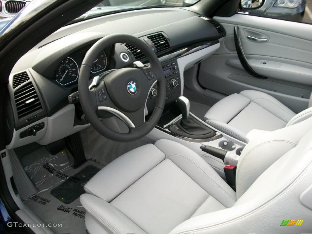Taupe Interior 2010 BMW 1 Series 128i Convertible Photo #39410597