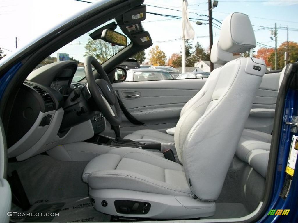 Taupe Interior 2010 BMW 1 Series 128i Convertible Photo #39410629
