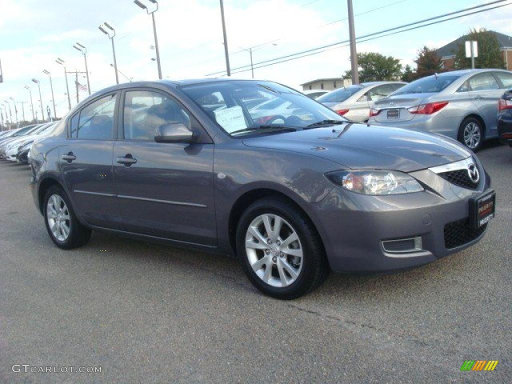 Galaxy Gray Mica 2007 Mazda MAZDA3 i Touring Sedan Exterior Photo #39411025
